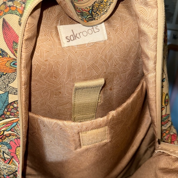 Sakroots | Owl Multicolored Backpack Canvas Design - Picture 4 of 4